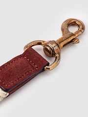 Hugo & Hudson Brown Flat Rope Leather Dog Lead - Image 5 of 6