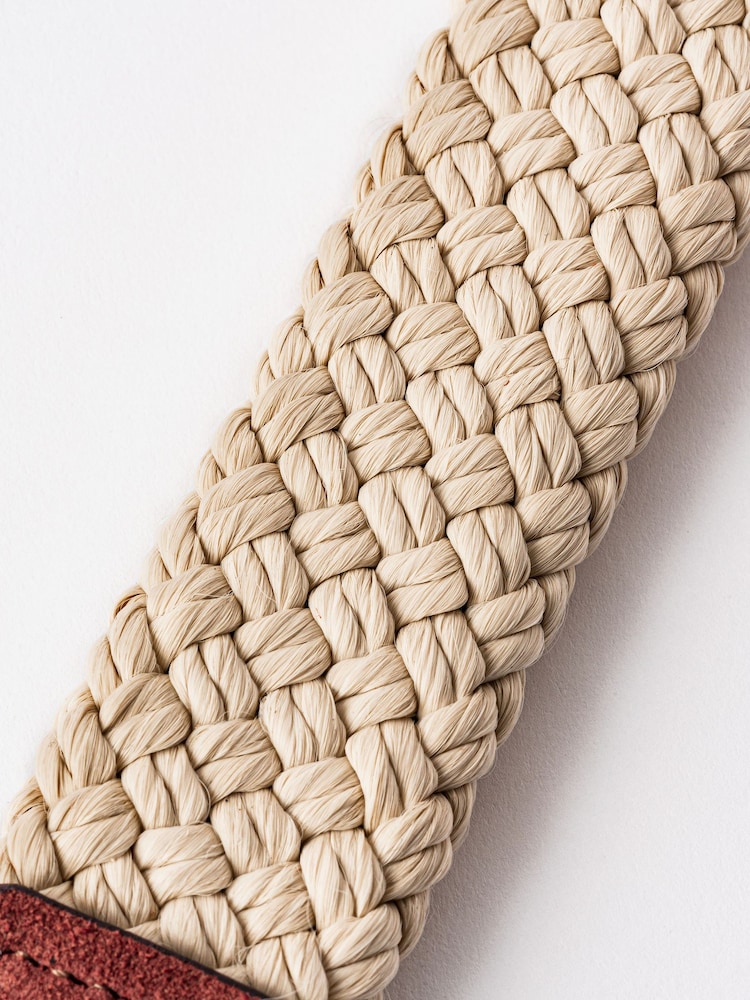 Hugo & Hudson Brown Flat Rope Leather Dog Lead - Image 6 of 6