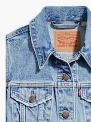 Levi's® Old Notes Denim Blue Jacket XS 100% Cotton Vest - Image 4 of 5