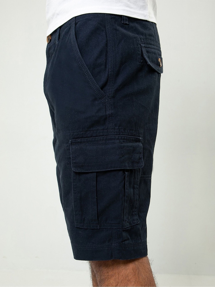 أزرق داكن - شورت كارجو من القطن 100% من Threadbare - صورة 4 من 4 أزرق داكن - شورت كارجو من القطن 100% من Threadbare - صورة 4 من 4