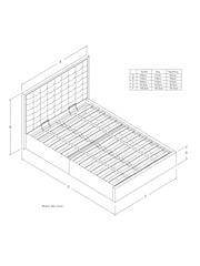 Wool Blend Natural Stone Winslow Upholstered Ottoman Storage Bed Frame - Image 4 of 10