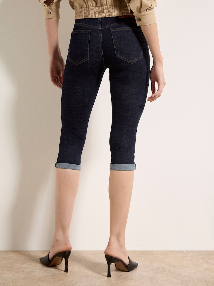 Apricot Blue Sara Skinny Fit Capri Jeans - Image 2 of 6
