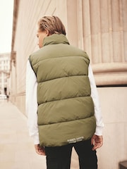 Khaki Green Padded Gilet (3-16yrs) - Image 3 of 9