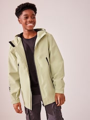Green Waterproof Fleece Hooded Lined Coat (3-16yrs) - Image 1 of 14