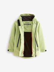 Green Waterproof Fleece Hooded Lined Coat (3-16yrs) - Image 10 of 14