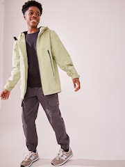 Green Waterproof Fleece Hooded Lined Coat (3-16yrs) - Image 3 of 14