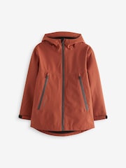 Red Waterproof Fleece Hooded Lined Coat (3-16yrs) - Image 1 of 5