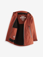 Red Waterproof Fleece Hooded Lined Coat (3-16yrs) - Image 2 of 5