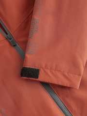 Red Waterproof Fleece Hooded Lined Coat (3-16yrs) - Image 4 of 5