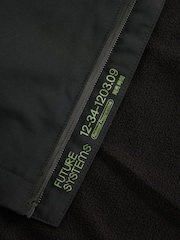 أسود - Waterproof Fleece Hooded Lined Jacket (3-17yrs) - صورة 5 من 7