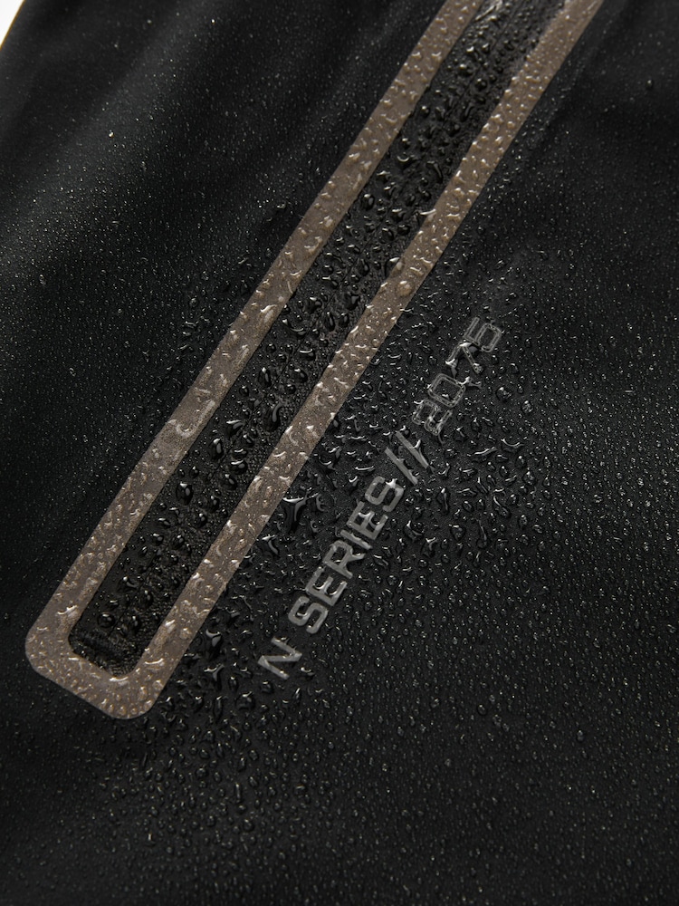 أسود - Waterproof Fleece Hooded Lined Jacket (3-17yrs) - صورة 7 من 7