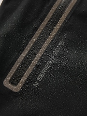 Black Waterproof Fleece Lined Hooded Jacket (3-17yrs) - Image 8 of 8