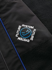 رمادي عاكس - Waterproof Fleece Hooded Lined Jacket (3-17yrs) - صورة 5 من 5