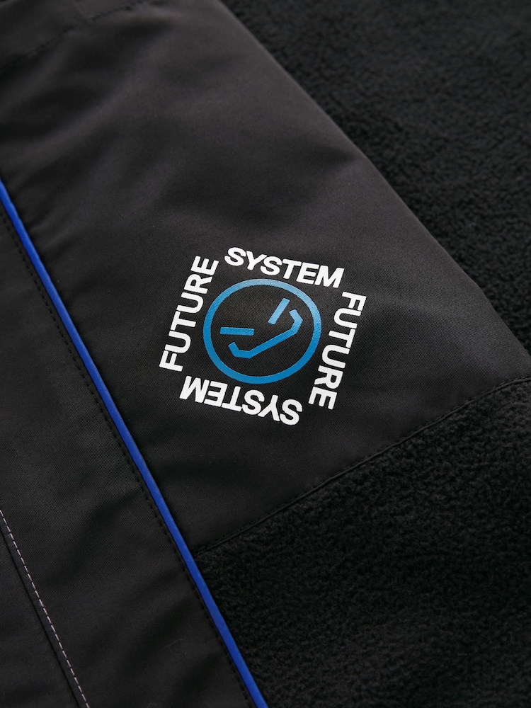 رمادي عاكس - Waterproof Fleece Hooded Lined Jacket (3-17yrs) - صورة 5 من 5