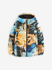 Multi Quilted Midweight Hooded Jacket (3-16yrs) - Image 1 of 5