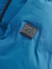 Cobalt Blue Regular Fabric Fleece Lined Hooded Padded Puffer Jacket (3-16yrs) - Image 15 of 15