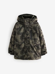 Neutral Abstract Camo Heavyweight Waterproof Jacket (3-16yrs) - Image 1 of 8