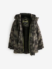 Neutral Abstract Camo Heavyweight Waterproof Jacket (3-16yrs) - Image 2 of 8