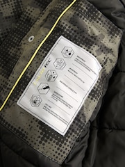Neutral Abstract Camo Heavyweight Waterproof Jacket (3-16yrs) - Image 6 of 8