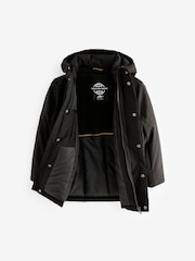 Black Smart Parka (3-17yrs) - Image 3 of 5