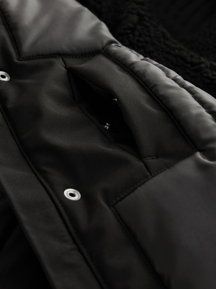 Black Smart Parka (3-17yrs) - Image 5 of 5