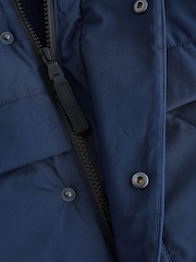 Navy Padded Puffer Coat (3-16yrs) - Image 10 of 10