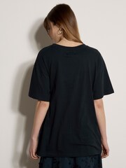 Apricot Blue La Dolce Vita Embroidered T-Shirt - Image 4 of 5