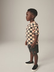 Orange/Grey T-Shirt And Shorts Set (3mths-7yrs) - Image 3 of 8