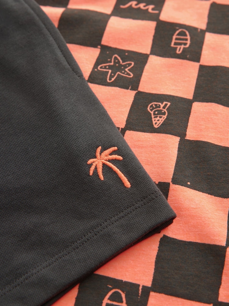Orange/Grau - Set mit T-Shirt und Shorts aus 100 % Baumwolle (3M.–7J.) - Bild 8 von 8 Orange/Grau - Set mit T-Shirt und Shorts aus 100 % Baumwolle (3M.–7J.) - Bild 8 von 8