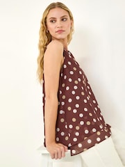 Roman Brown Spot Double Layer Vest - Image 1 of 5