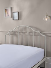 White Darby Metal Bed Frame - Image 3 of 6
