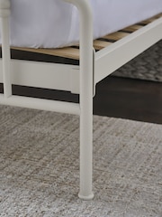 White Darby Metal Bed Frame - Image 5 of 6