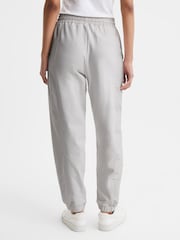 Reiss Grey Maja Cotton Blend Tracksuit Bottoms - Image 5 of 5
