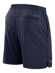 Fanatics Blue NFL Seattle Seahawks Dri-FIT Knit Shorts - Image 3 of 3