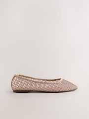 Natural Forever Comfort® Round Toe Mesh Ballerina Flats - Image 7 of 9