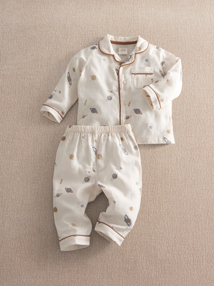 Mamas & Papas Planets Woven Pyjamas - Изображение 1 2