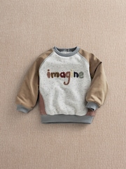 Mamas & Papas Brown Imagine Sweatshirt - Image 1 of 4