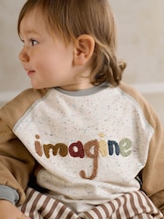 Mamas & Papas Brown Imagine Sweatshirt - Image 4 of 4