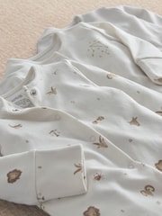 Mamas & Papas White Horoscope Sleepsuits Pack of 3 - Image 2 of 3