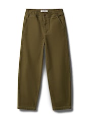 Groen - Calvin Klein Jeans kinderbroek met elastische tailleband - Afbeelding 5 van 5