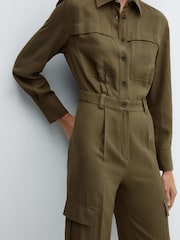 Mango Utility Style Jumpsuit - Image 5 of 6