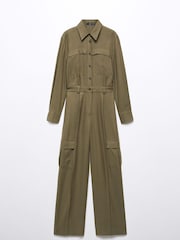 Mango Utility Style Jumpsuit - Image 6 of 6