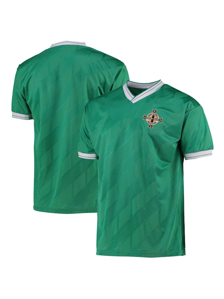 Fanatics Green Northern Ireland 1986 Football Shirt - Image 1 of 3 Fanatics Green Northern Ireland 1986 Football Shirt - Image 1 of 3