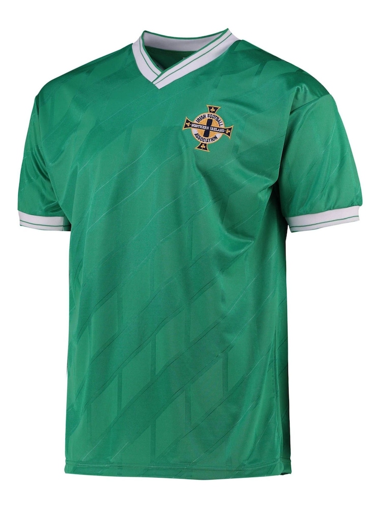Fanatics Green Northern Ireland 1986 Football Shirt - Image 2 of 3