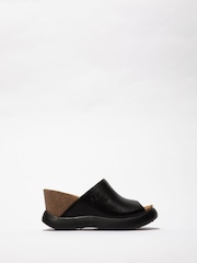 Fly London Gino Black Sandals - Image 1 of 4