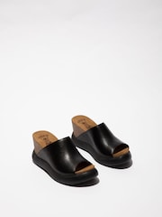 Fly London Gino Black Sandals - Image 3 of 4