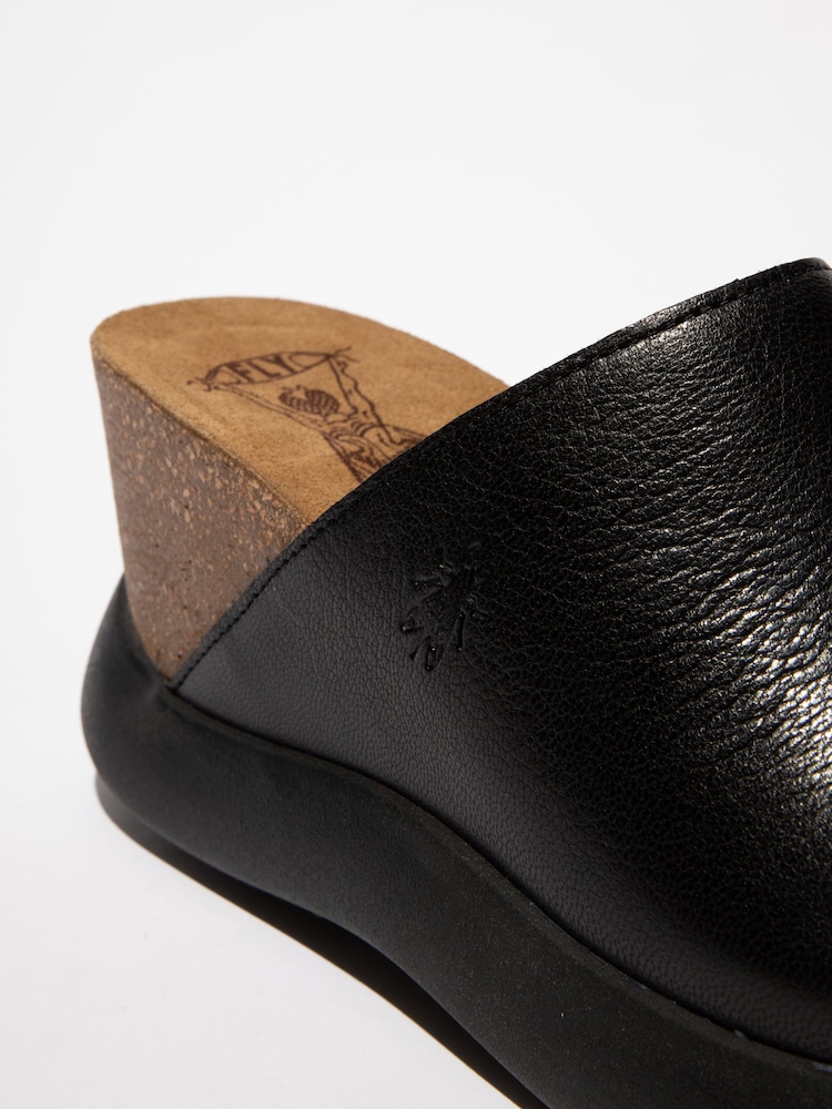 Fly London Gino Black Sandals - Image 4 of 4 Fly London Gino Black Sandals - Image 4 of 4