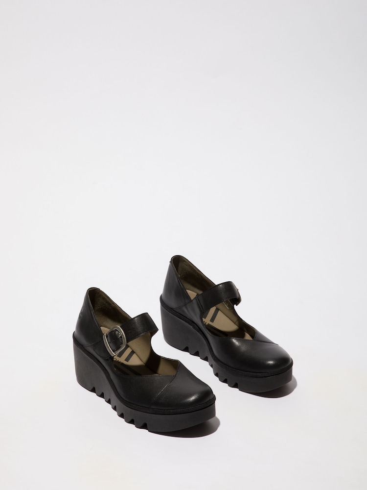 Fly London Baxe Black Shoes - Image 3 of 4