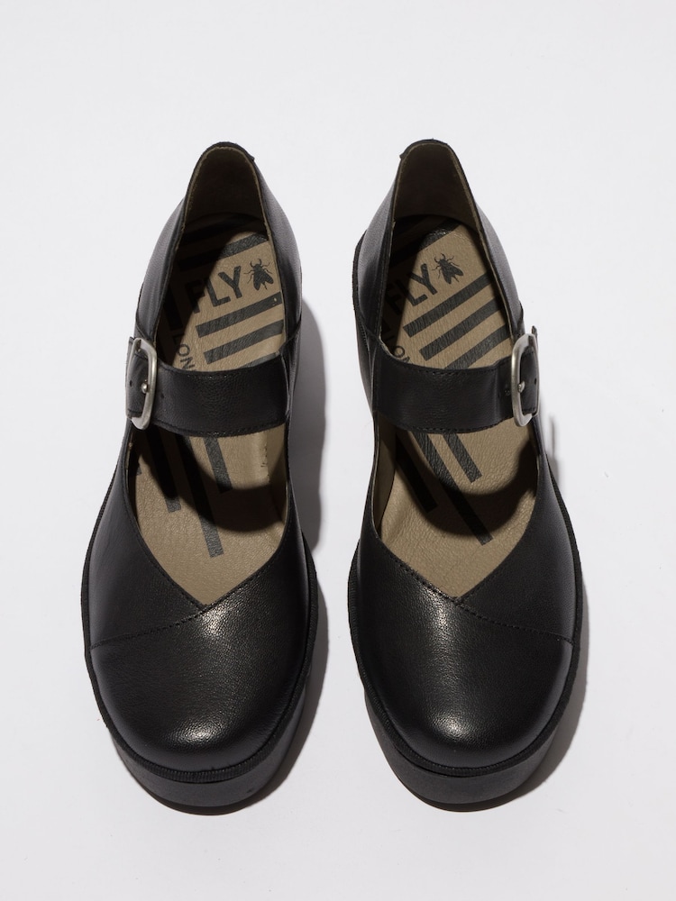 Fly London Baxe Black Shoes - Image 4 of 4