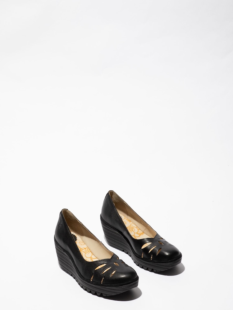 Fly London Yubi Black Shoes - Image 2 of 4